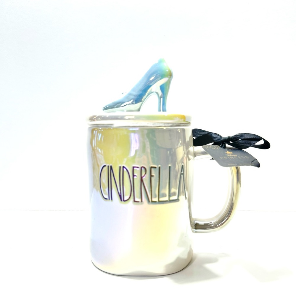 *NEW* RAE DUNN CINDERELLA IRIDESCENT GLASS SLIPPER MUG - Picture 2 of 12
